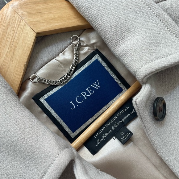 J. Crew Classic Day Coat in Italian Double-cloth Wool with Thinsulate - Picture 3 of 4